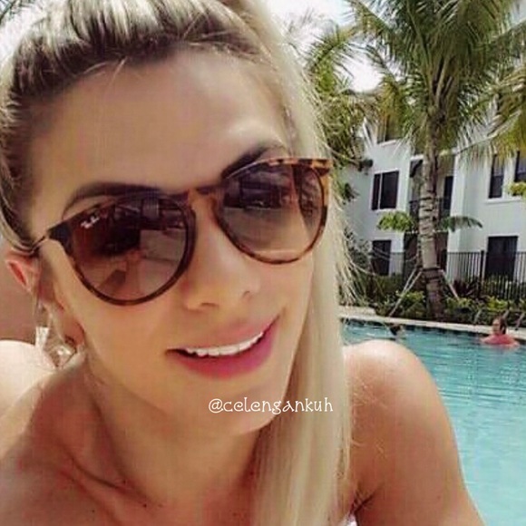 Ray-ban Erika Tortoise Matte Polarized NEW - Picture 8 of 8